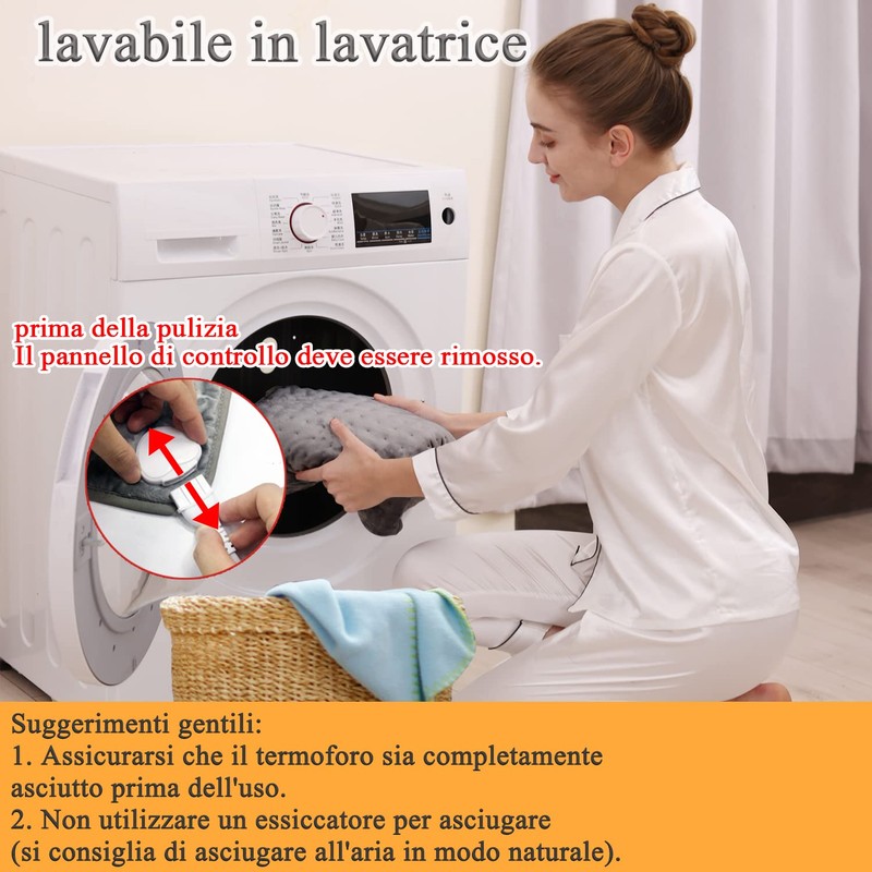 Termoforo Elettrico, Termoforo per schiena, collo, spalle e addome con
