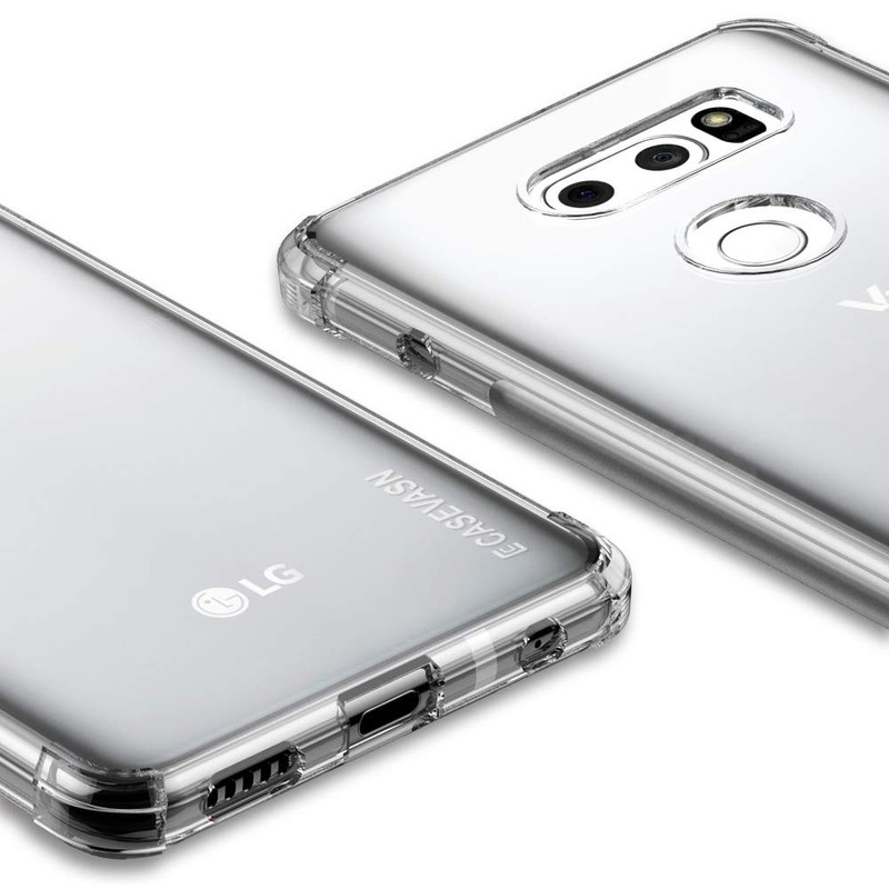CASEVASN TPU for LG V30/V30S/V30 Plus/V30S ThinQ/V35/V35 ThinQ Case Clear,