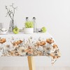 Tablecloth 152 x 213cm Rectangular, Eucalyptus Floral Table Cover for