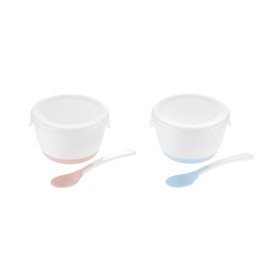 Richell Tri First Baby Food Cup (Includes Lid and Spoon)