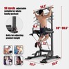Tappio Power Tower Pull Up Bar for Home Gym, Multi