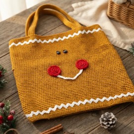 Bolsa Navideña Crochet Tejida A Mano Artesanal Modelos Cool