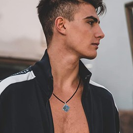 URONE Viking Necklace for Men Sterling Silver Viking Compass Vegvisir Pendant Norse Viking Jewellery Gifts for Men