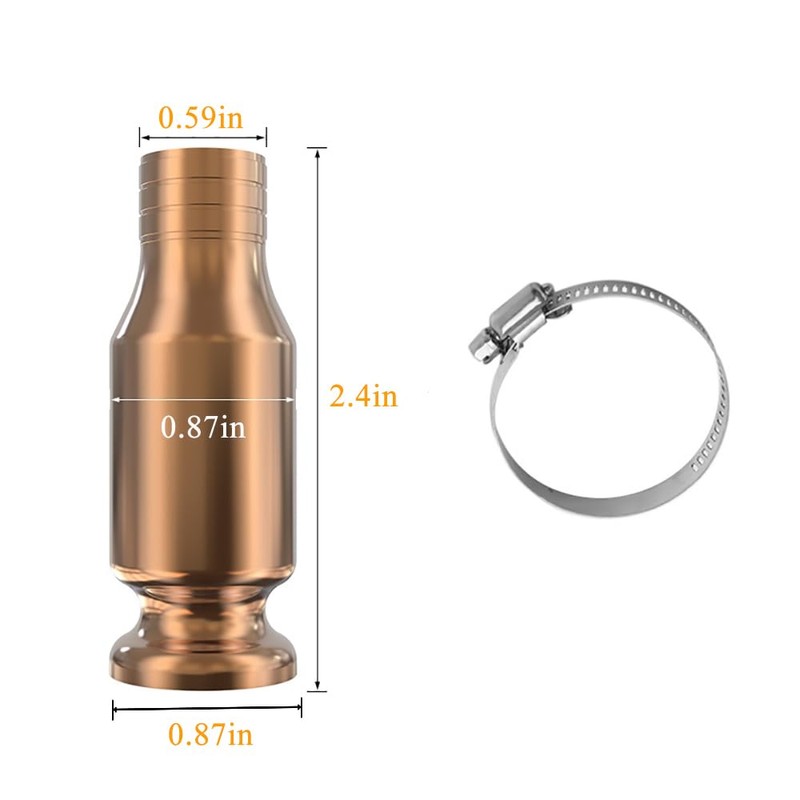Shaker Siphon Hose for Fuel Transfer Pump 1/2'' Copper Valve