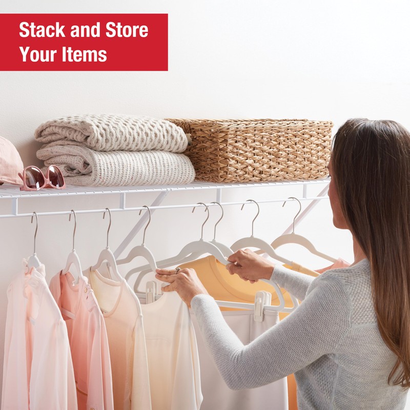 Rubbermaid Direct Wall Mount Closet Shelf, 4 Ft. Wide, Mounting