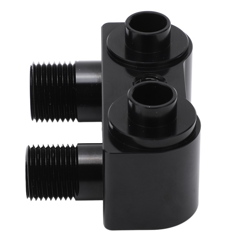 AC Compressor Fitting 90° Turn Angle 6061‑T6 Billet Aluminum Alloy