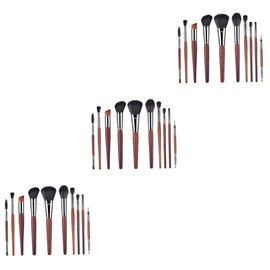 Baluue Sets Professional Makeup Brush Set Wooden Handle Nylon Bristles Women's Makeup Brush Kit Pcs