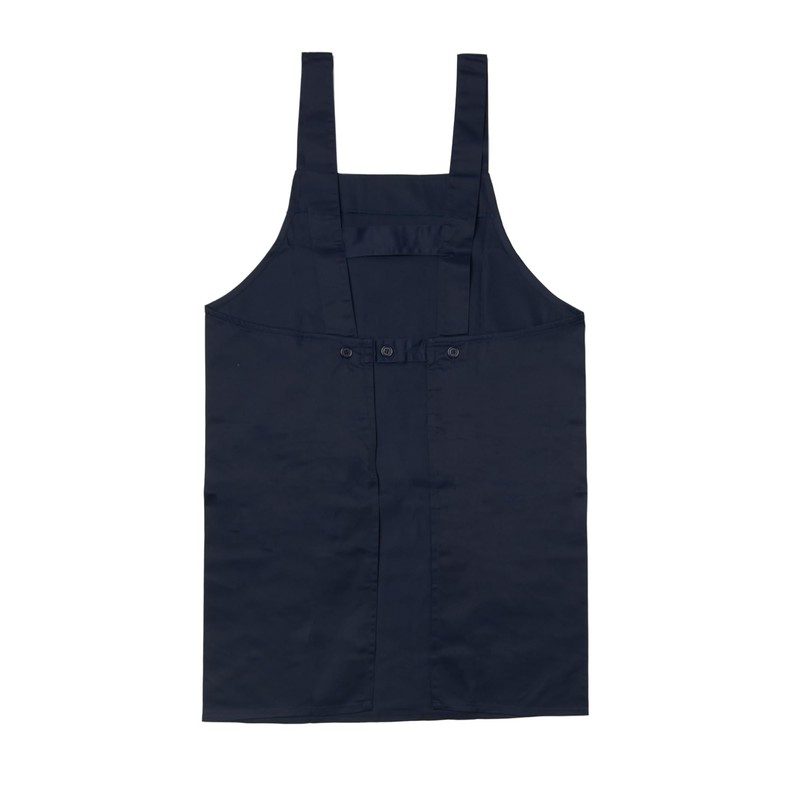 Edwin Apron, Adjustable Back Button, Plain, H-Shaped, Double Sided Pockets,