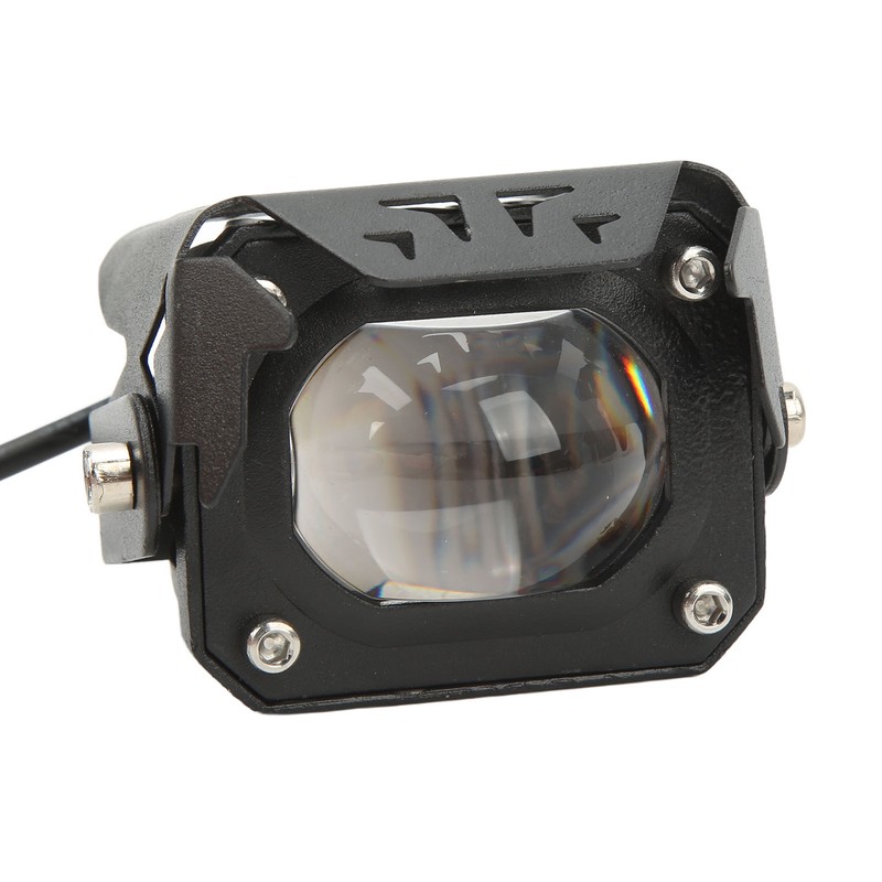 LED Electric Bike Light Aluminum Alloy High Brightness Bicolor Lens