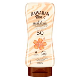 Hawaiian Tropic Silk Protector Solar 50 FPS Loción de 180ml