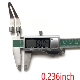 6 Pack YehVeh Plastic Welder Smoothing Tip Head Replacement Iron Triangle Point Scrapper Smoother for 100W Plastic Welding Gun Heat Soldering Machine with Dual Copper Tubes Repair Car Bumper Kayak