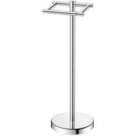 FORIOUS - Soporte para Papel Higiénico de Montaje en Pared, Soporte de Rollo de Papel Higiénico Pivotante de Doble Poste de Acero Inoxida...