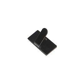Amon 3428 Cable Holder, 0.7 x 0.4 inch (19.5 x 10.0 mm), Pack of 10, Black (Cord Sticker, Cable Holder, Clip, Hook)