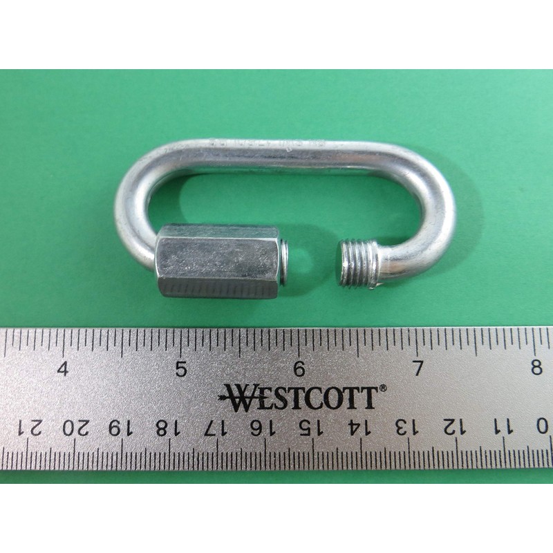 US Stainless 5 Pieces Zinc Plated Quick Link 5/16" (8mm)