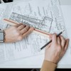 1 PCS Architectural Triangular Scale Ruler Metric Standard 300mm for