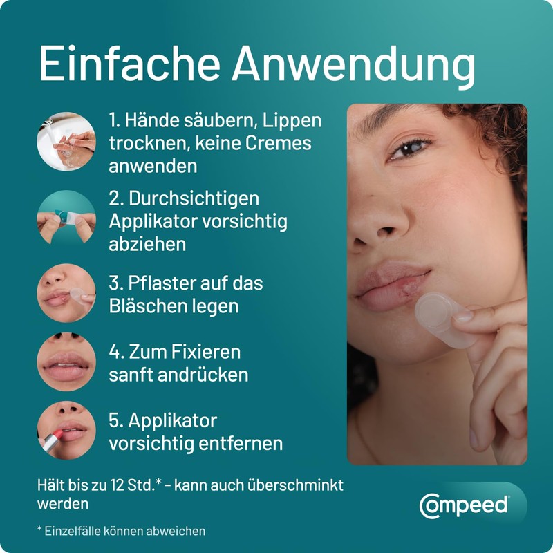 Compeed Herpes Bubbles Patch Applicator HRA 100 g