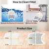 Kactoily 12 Pack Cat Water Fountain Filter & 12 Pump
