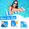 Water Hammock, Durable Portable Pool Inflatable, 4-in-1 Inflatable Pool Floats,