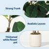 Faux Fiddle Leaf Fig Tree 7 FT, Artificial Tree with