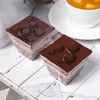 NZVCN 100 Pcs 4oz Mini Dessert Cups Clear Square Dessert