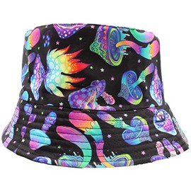 Cherry-on-Top Bucket Hat Multi Coloured Mushroom Hat Bucket Hats Men