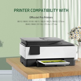 Asoih 950XL and 951XL Ink Cartridges Combo Pack Compatible for HP 950XL 950 951XL 951 Ink Work with OfficeJet Pro 8600 8610 Pro 251dw 276dw 8100 8620 (5 Pack)