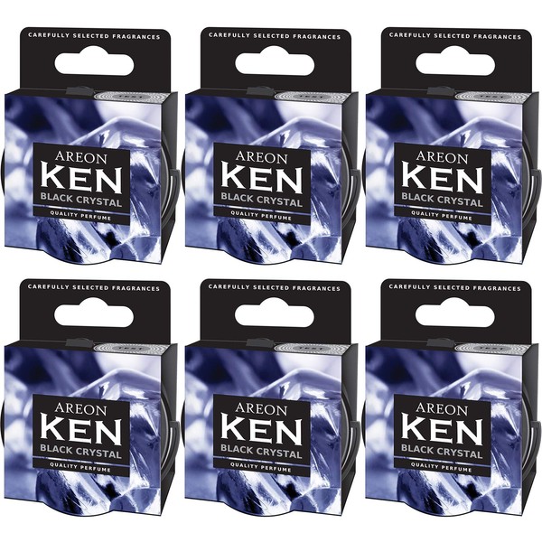 Areon Ken Lufterfrischer Dose Auto Duft Schwarz Kristall Autoduft Duftdose