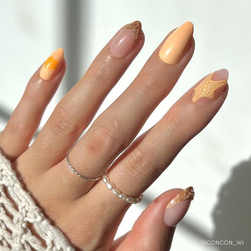 Glamnetic Siren's Cove Press On Nail Collection:_Mertini