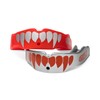 Battle Fang Mouth Guard (2-Pack), Red/Silver, Youth