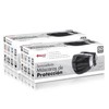 Best Trading Cubrebocas Negro 100 piezas, Mascarilla Desechable Termosellada Tricapa,