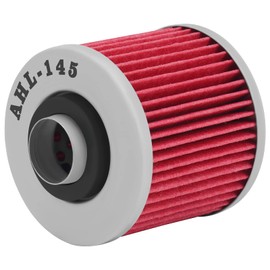 AHL Filtro de aceite 145 para Yamaha XVS650 V-Star Classic 650 1998-2010 XV250 V-Star 250 2008-2016 XV250 Virago 250 1995-2009
