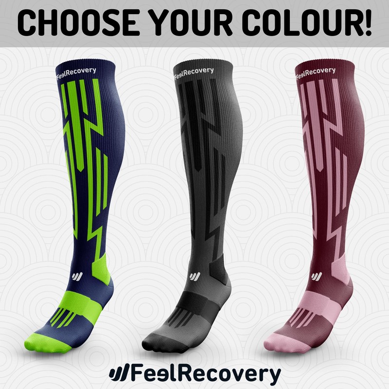 Feel Recovery 1 Pair Sports Compression Socks Men/Women - Compression