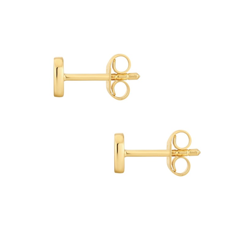 Glanzstücke München Women's Stud Earrings 925 Sterling Silver Yellow Gold-Plated