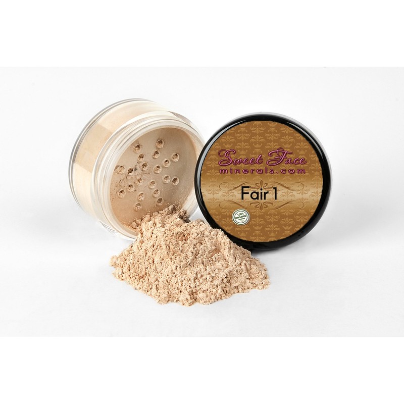 STARTER SET w/SETTING SPRAY MIST (FAIR 1) Mineral Makeup Kit