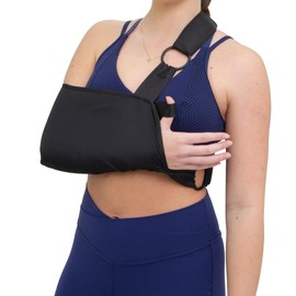 ProtechTor™ Shoulder Sling Immobiliser offers support, stabilization, and restricted movement for individuals recovering from injuries, surgeries, or conditions affecting the arm, elbow, or shoulder regions. (Medium)