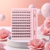 Poiuyoiu Cluster Lashes Set D Curl Individual Eyelashes 8-16 mm