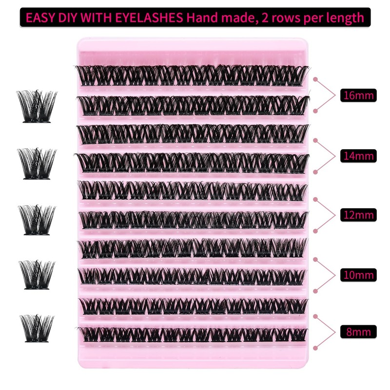 RITALASH Lash Clusters DIY Cluster Lashes Fluffy Volume Eyelash Clusters