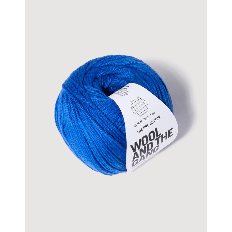 Wool and the Gang The One Cotton, Azure Blue, 100