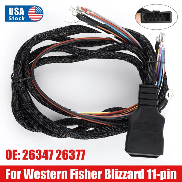 Unbranded 11 Pin 26347 Plow Side Light Harness Aftermarket For