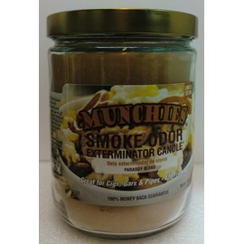 Smoke Odor Exterminator 13oz Jar Candle, Munchies Two Pack.