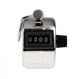 Generic Resettable Lap Counter 4 Digit Counting, Pooja Mantra Jap Tasbeeh Chanting Finger Counter Tally (Metal), Pooja Yantra, Standard, Silver Colour, DS2806202499001