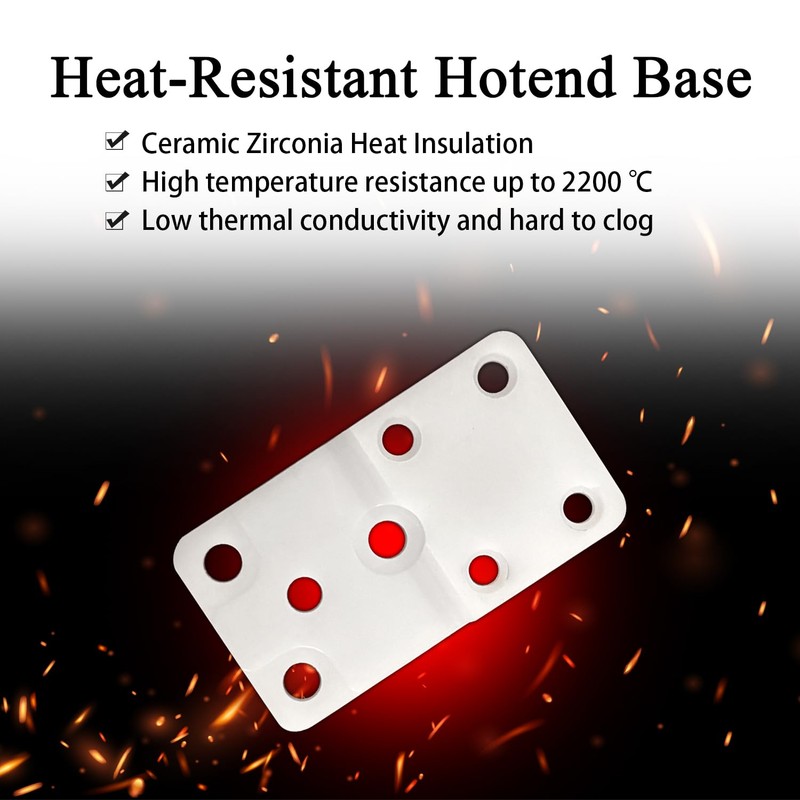 P2S Hotend Heating Assembly Kit All Metal Base Clip for