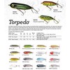 Heddon Torpedo Prop-Bait Topwater Fishing Lure with Spinner Action, Brown