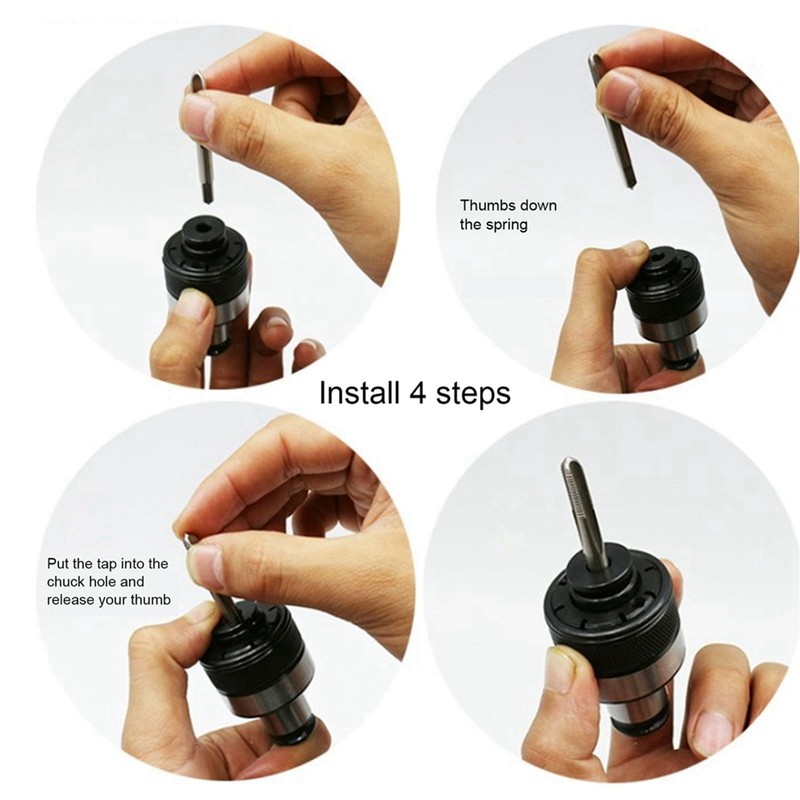 Tapping Collet Chuck Holder Overload Protection Adjustable Torsion QuickChange GT24JISM16