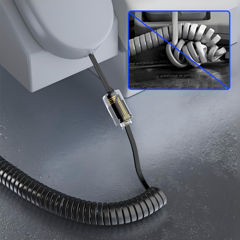 Phone cord for landline Handset Cords Detanglers, 2Pack telephone cords