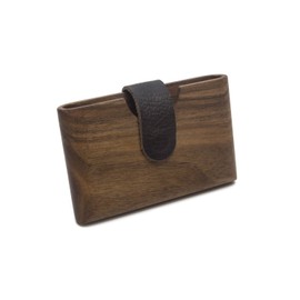 WOODBI® Wooden Wallet | Designer Wallet for Men and Women | Exclusive Wallet for Leisure and Business | Handmade in Germany, walnut