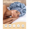WELROG Double Layer 19 Momme Silk Sleep Cap with Silk