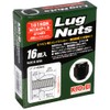 KYO-EI Mitsubishi (Compact Car/Light Car) Wheel Lug Nuts 21HEX M12 P1.5 16 Pieces Black 101SSB-16P For Automotive Use With 4 Holes