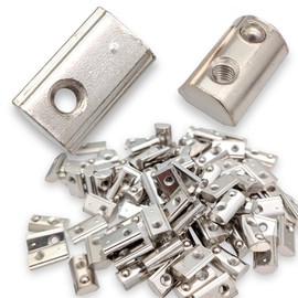 100 x M3 T-Slot Nut for 6 mm Slot 6 with Centring and Spring Ball for 3D Printer and CNC 20 x 20 Hammer Nut 2020