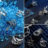 15pcs Rings Set Vintage Snake Skull Shaped Adjust Opening Alloy